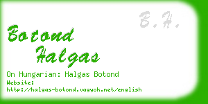 botond halgas business card